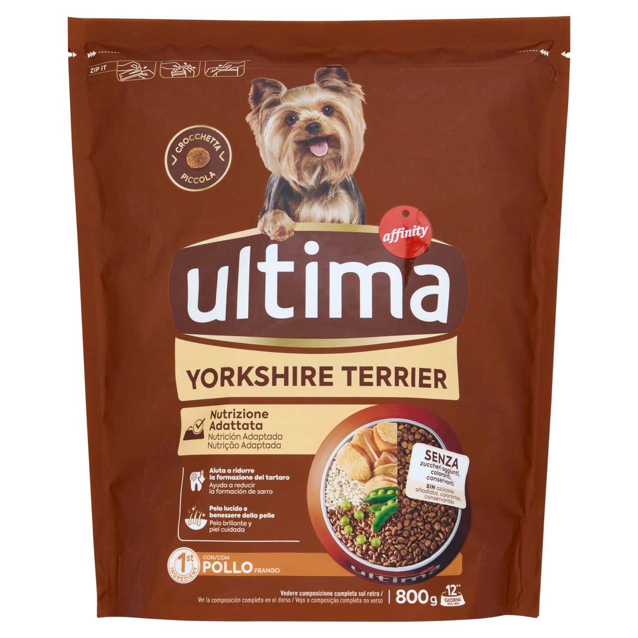Ultima Yorkshire Terrier Pollo 800 g