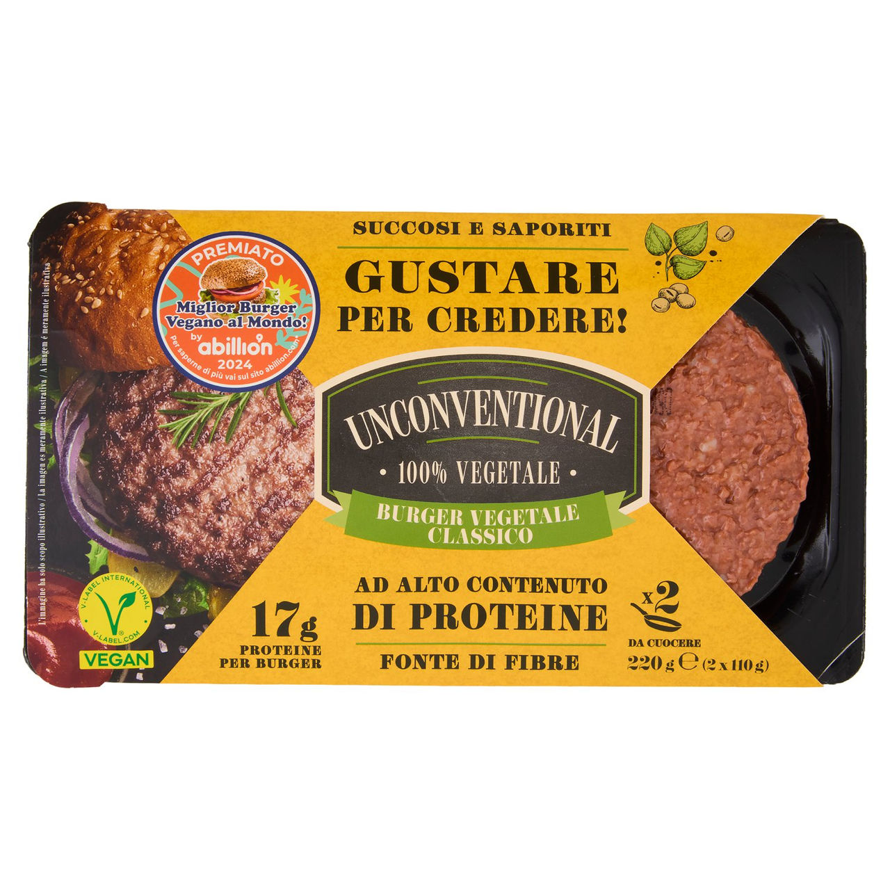 Unconventional Burger Vegetale Classico 2 x 110 g