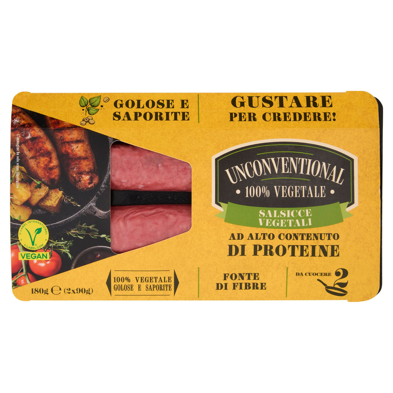Unconventional Salsicce Vegetali 2 x 90 g