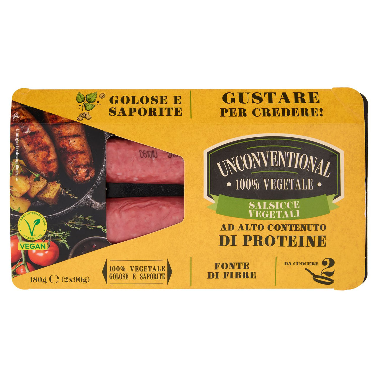 Unconventional Salsicce Vegetali 2 x 90 g