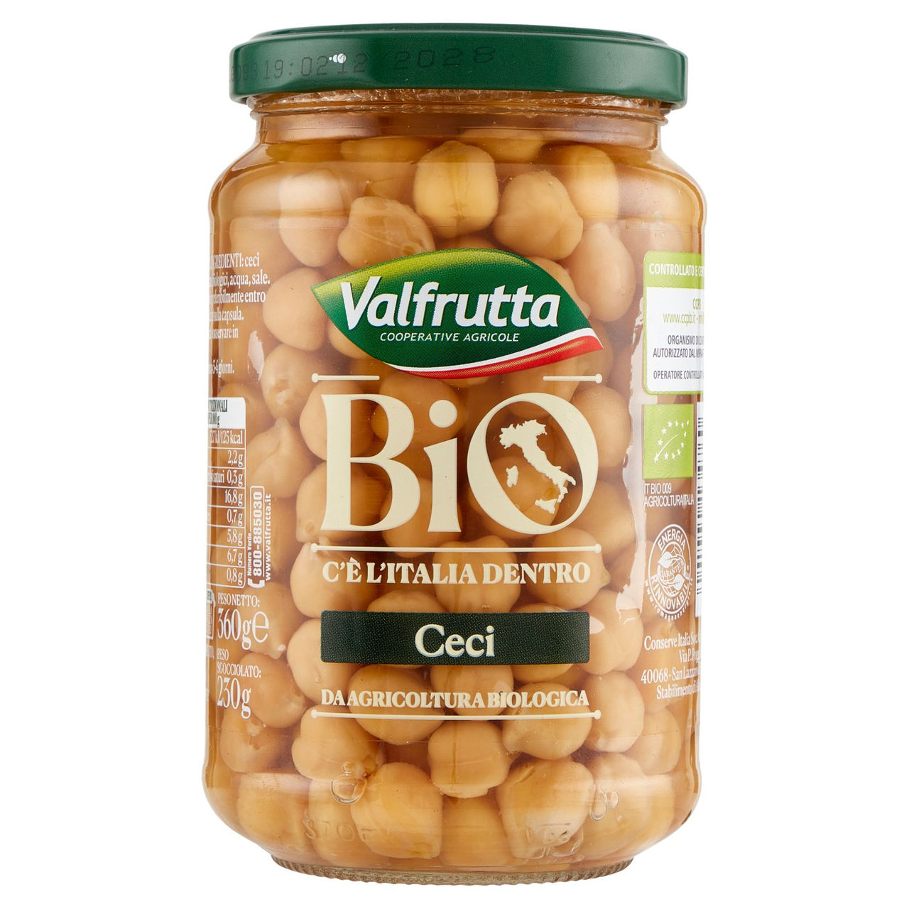 Valfrutta Bio Ceci 360 g