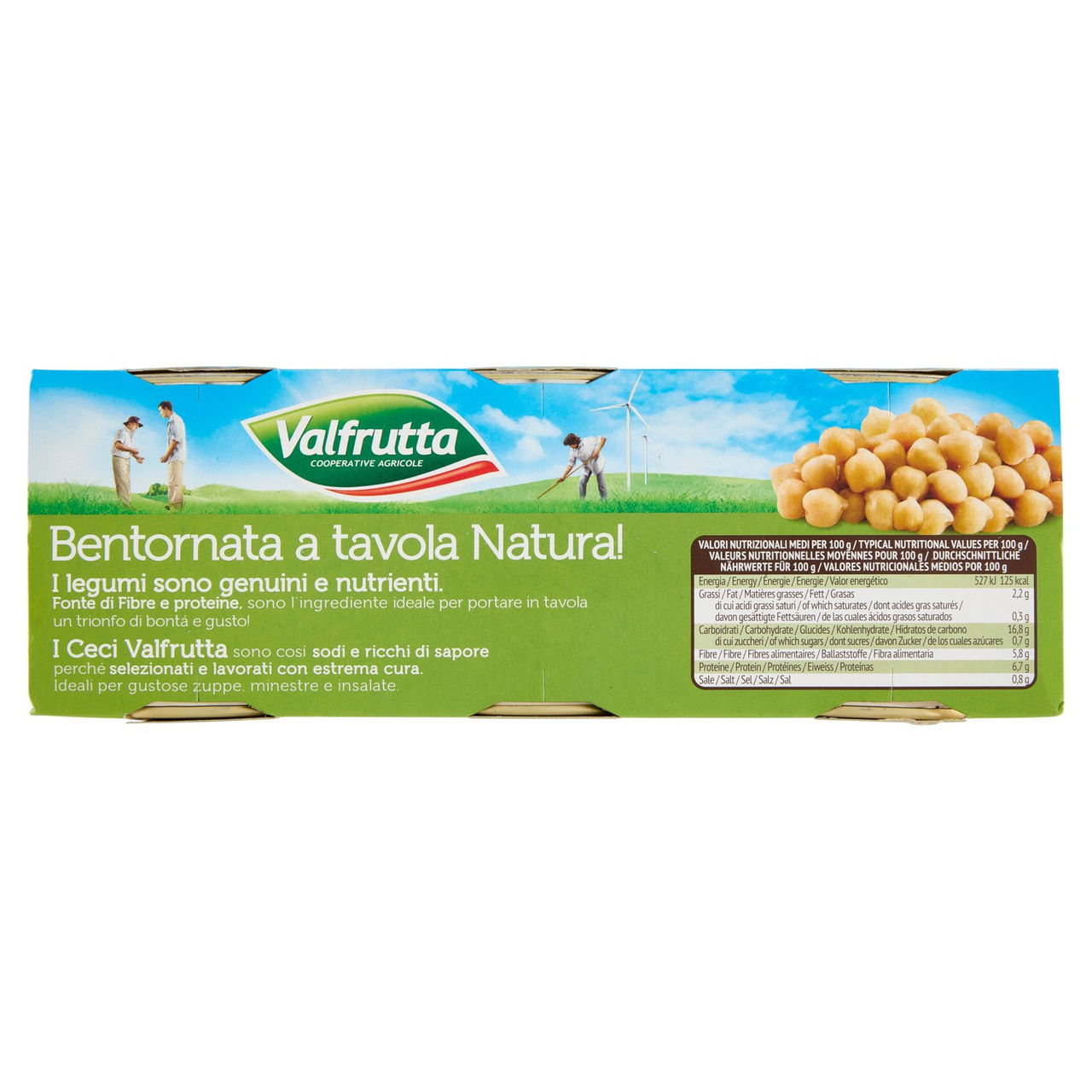 Valfrutta Ceci 3 x 400 g