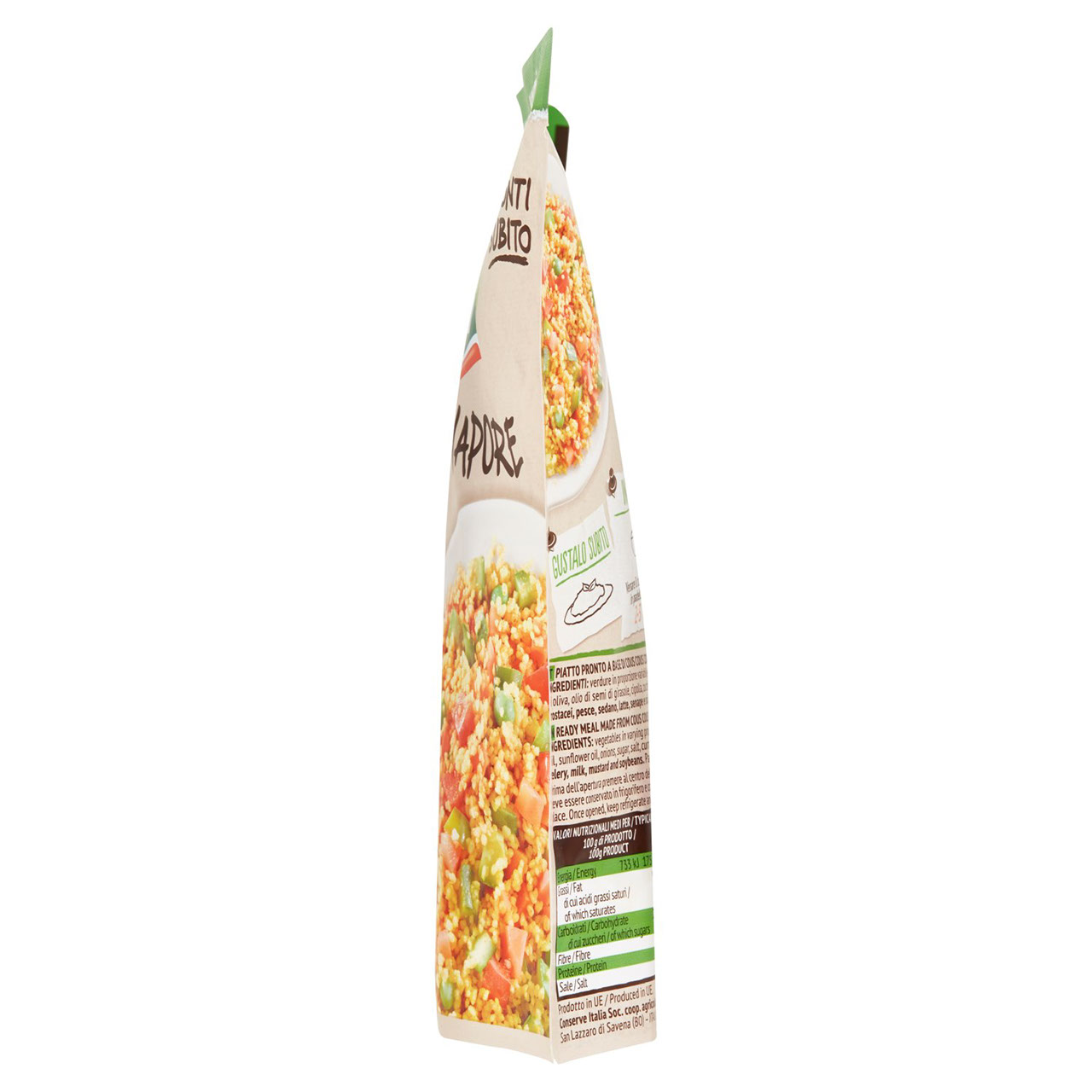 Valfrutta I Pronti al Vapore Cous Cous, Carote, Piselli, Zucchine, Peperoni 220 g