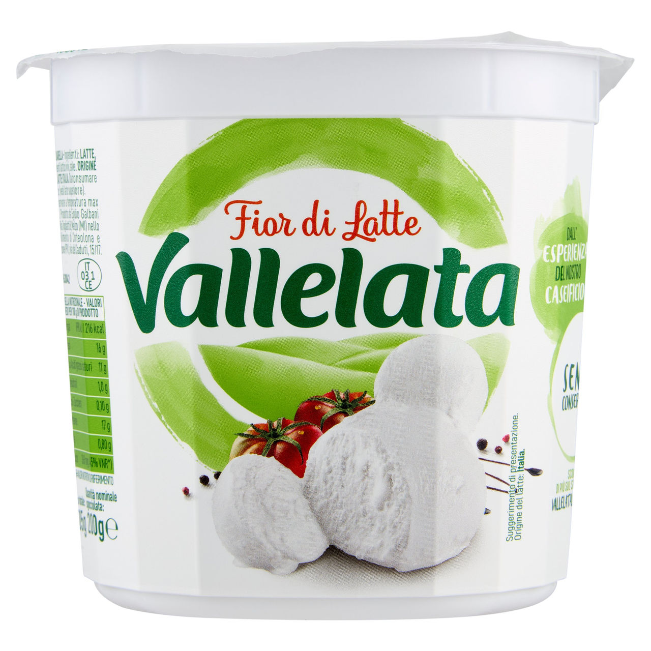Vallelata Fior di Latte Mozzarella 200 g