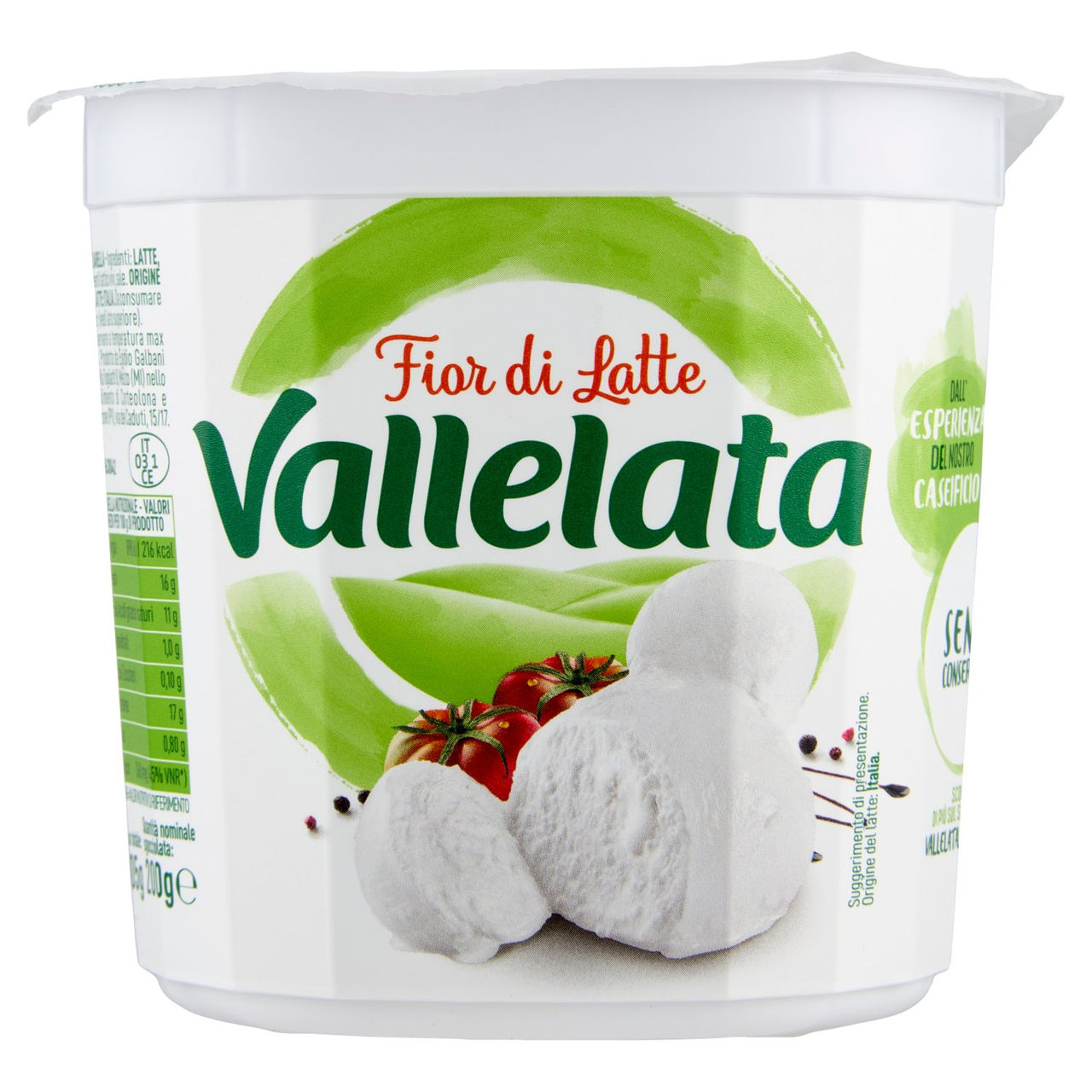 Vallelata Fior di Latte Mozzarella 200 g