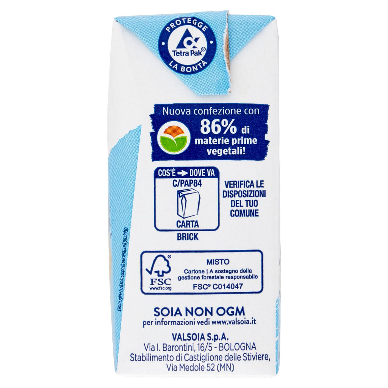Valsoia Bontà e Salute Condisoia da cucina 200 ml