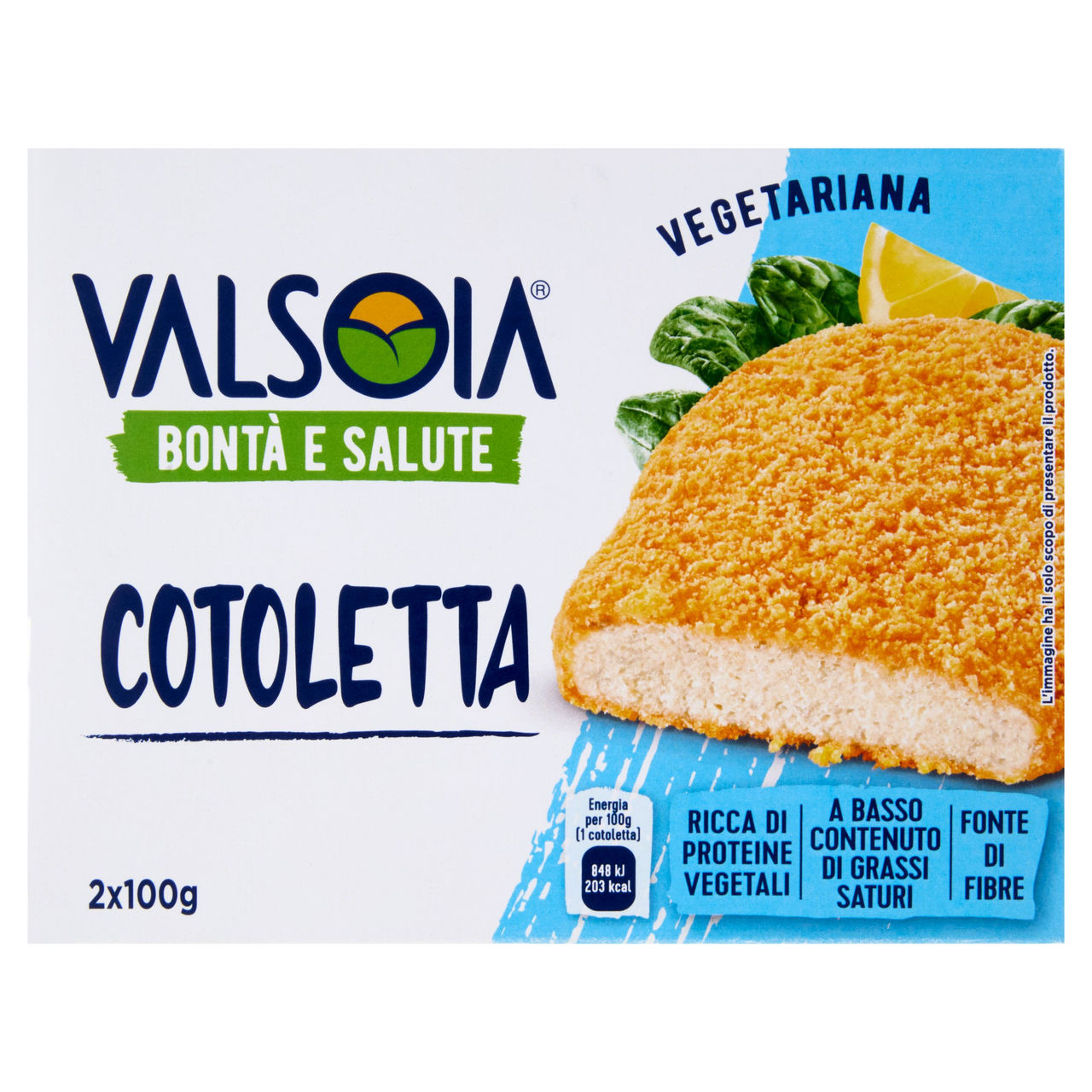 Cotolette Vegetariane Valsoia Bontà e Salute