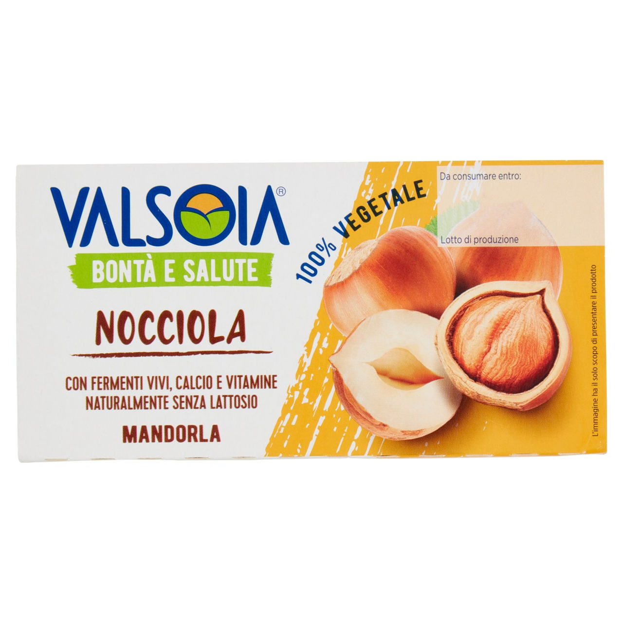 Valsoia Bontà e Salute Nocciola Mandorla 2 x 115 g