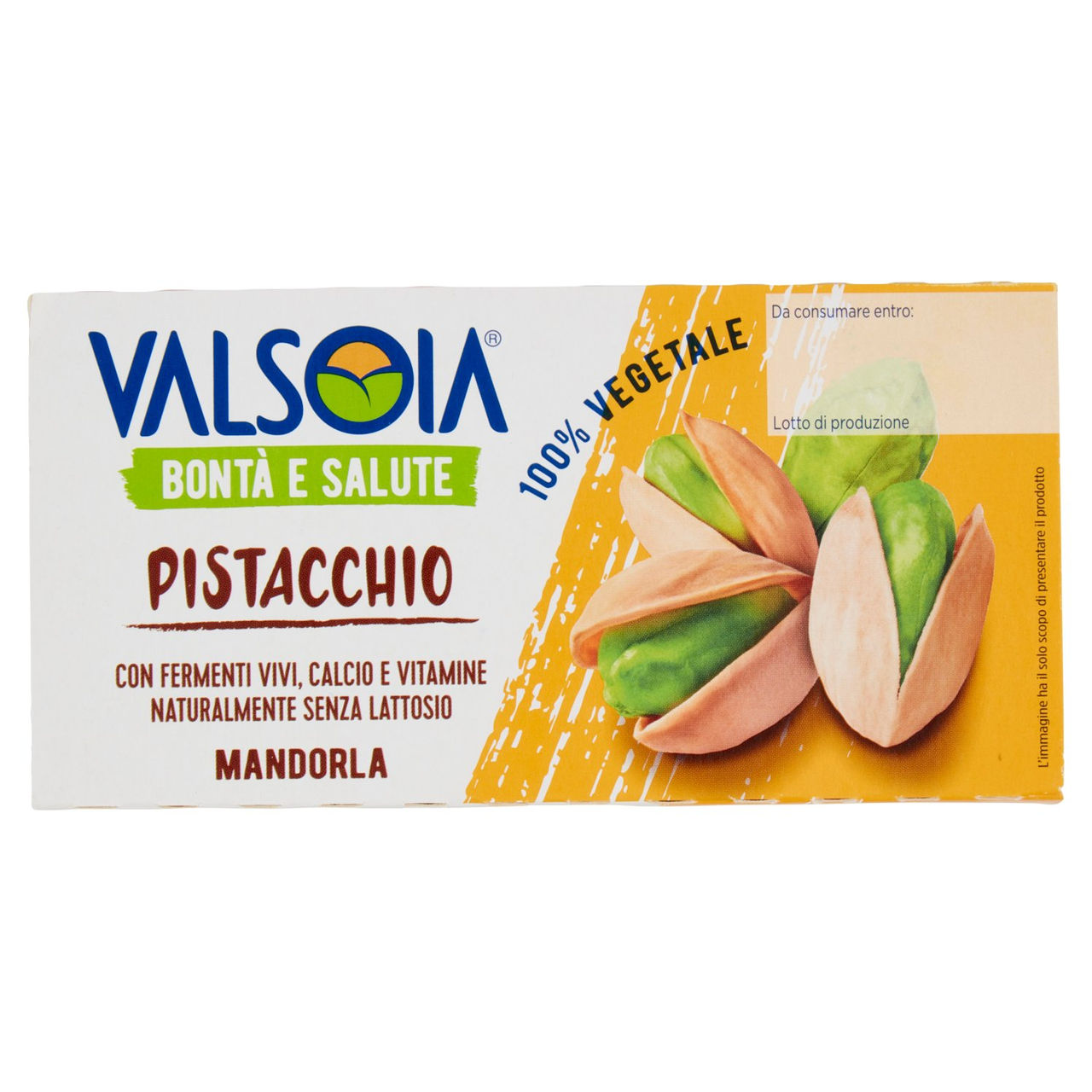 Valsoia Bontà e Salute Pistacchio Mandorla 2 x 115 g