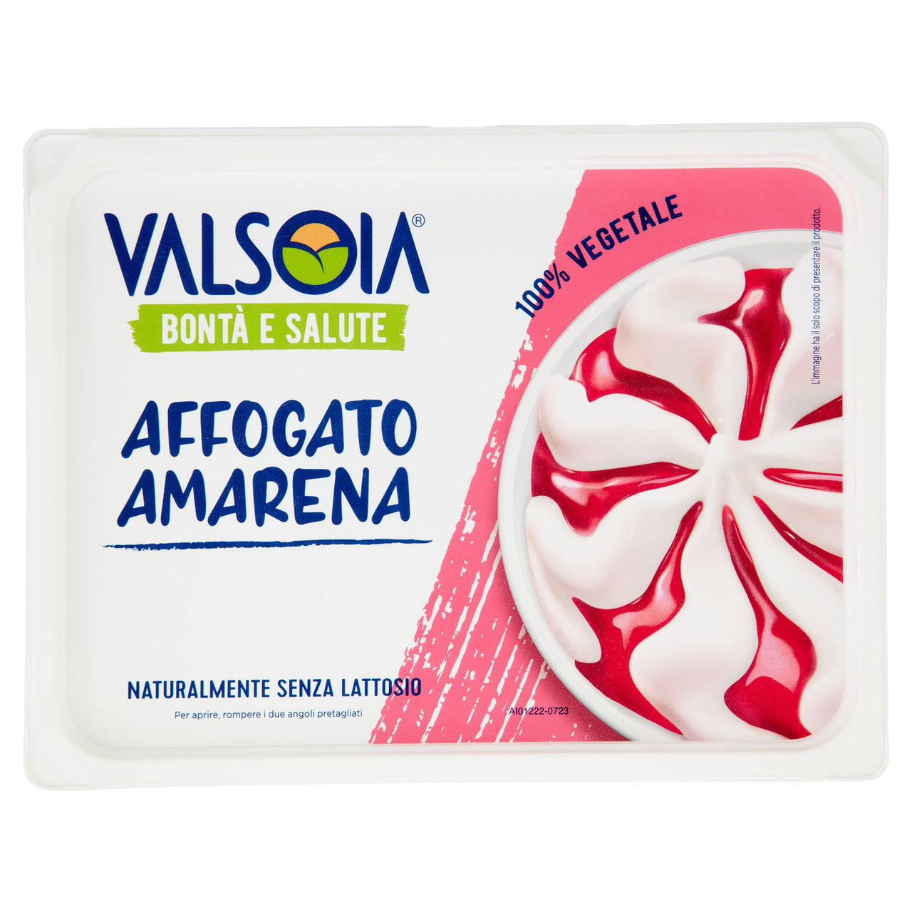 Valsoia Bontà e Salute Vaschetta Affogato Amarena 500 g