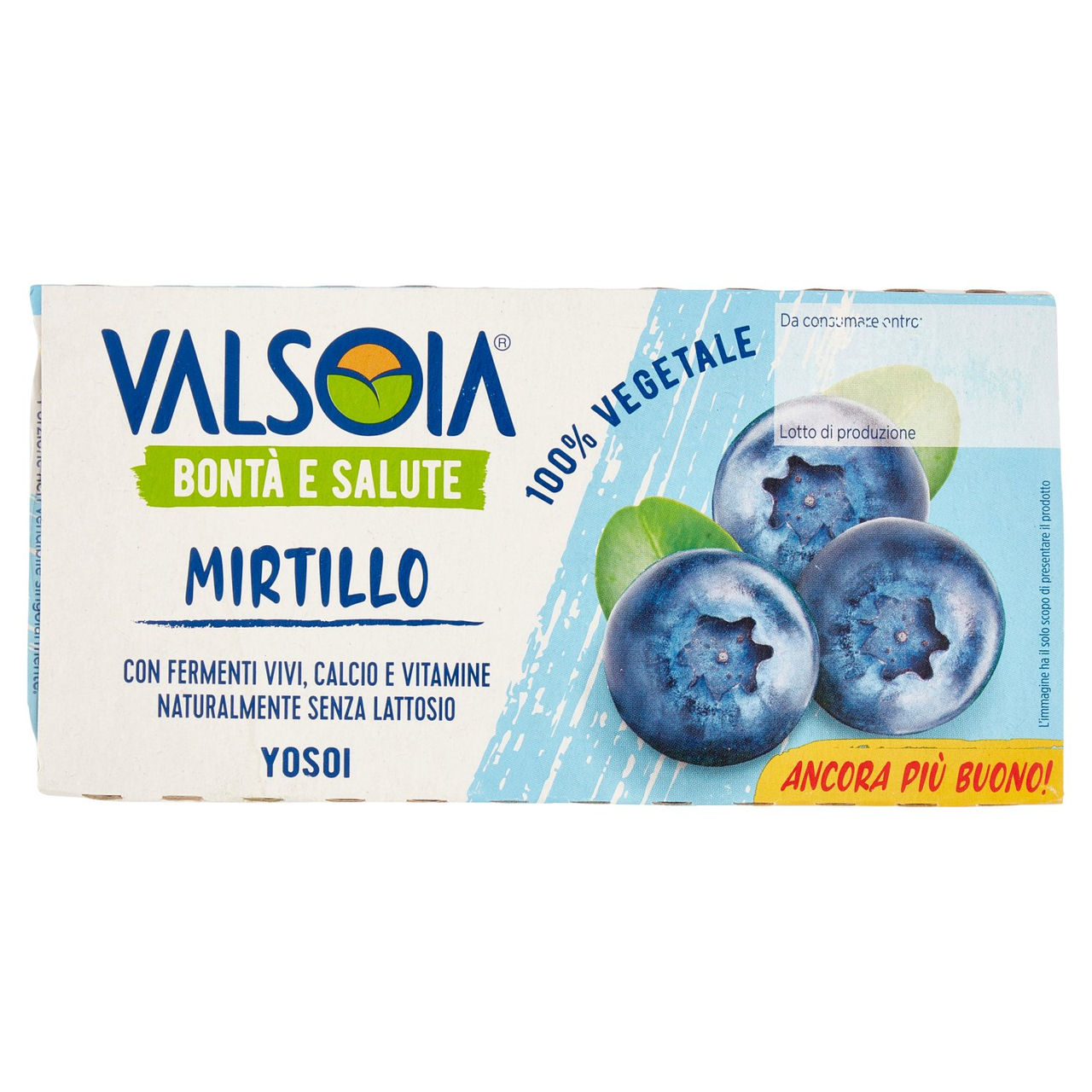 Valsoia Bontà e Salute Yosoi Mirtillo 2 x 125 g
