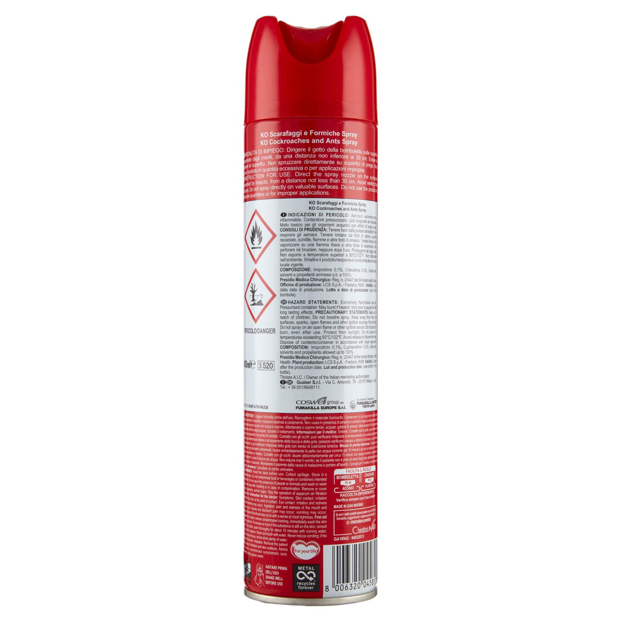 VAPE Scarafaggi e Formiche 400 ml