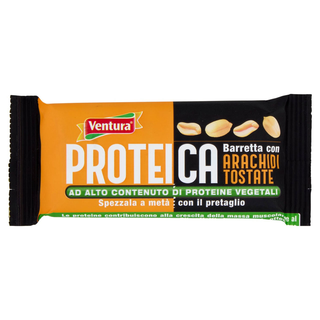 Ventura Proteica Barretta con arachidi Tostate 50 g