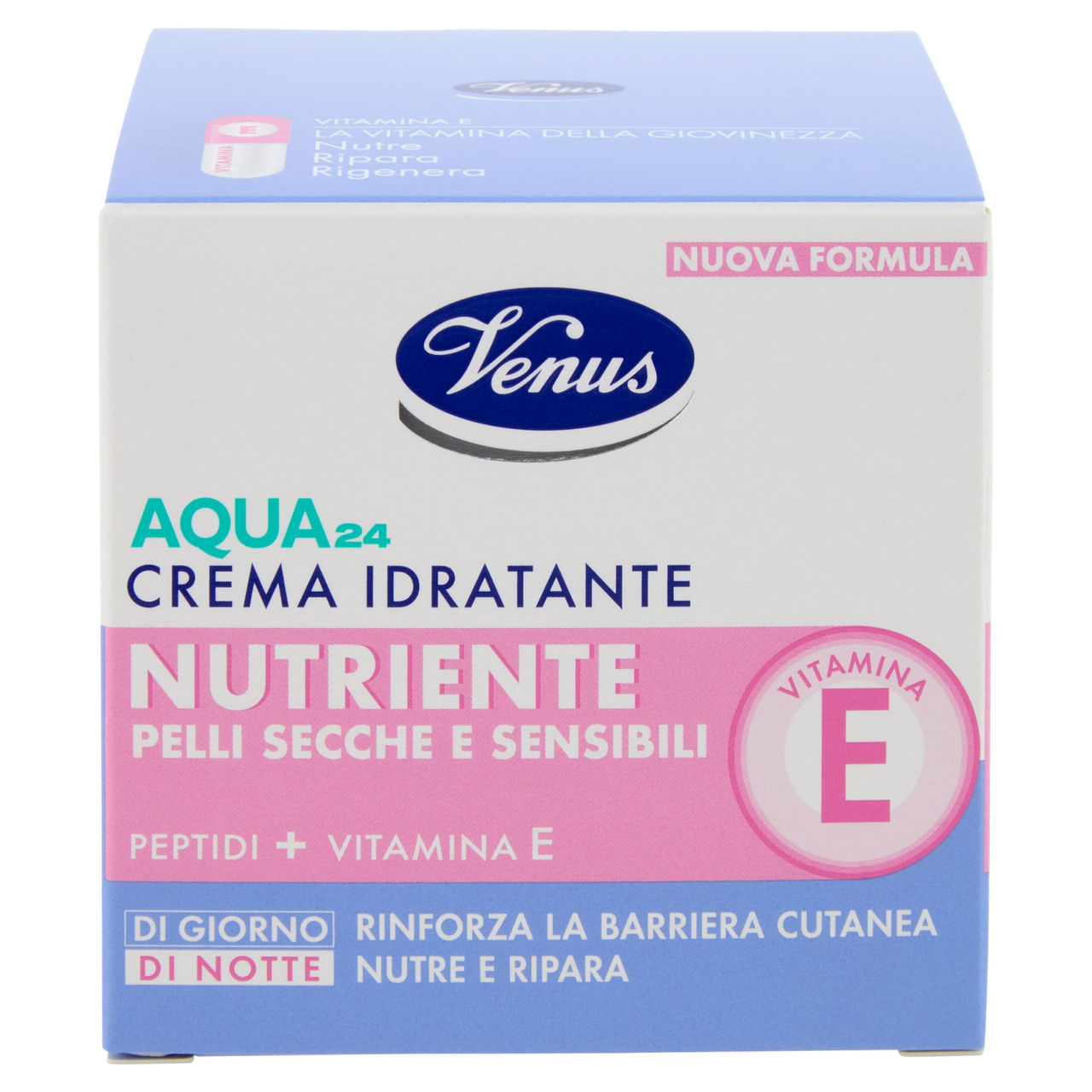 Venus Aqua 24 Crema Idratante Nutriente Pelli Secche e Sensibili 50 mL