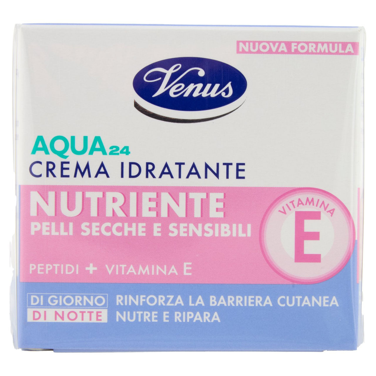 Venus Aqua 24 Crema Idratante Nutriente Pelli Secche e Sensibili 50 mL