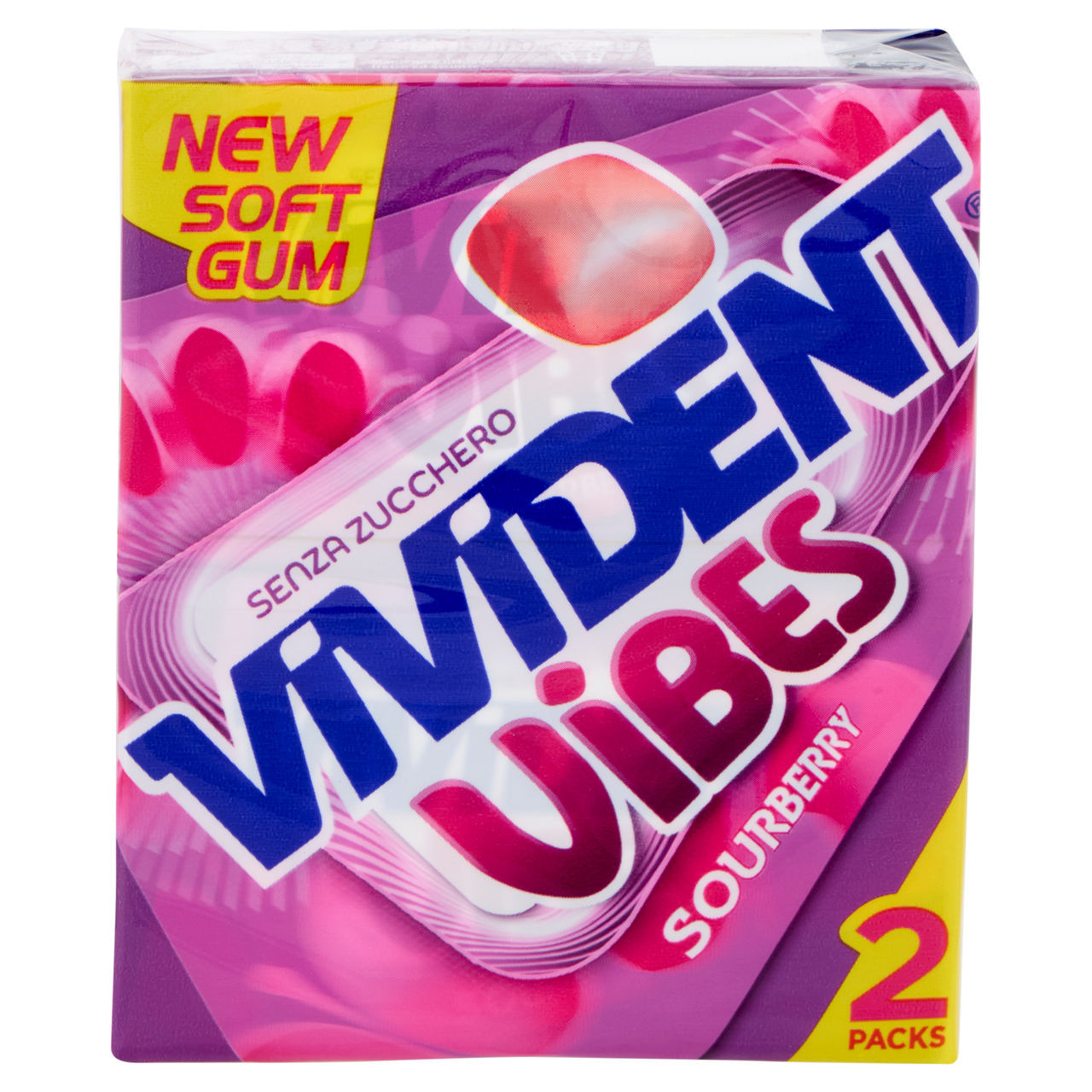 Vibes Vivident sourberry 46 g conf. da 2 pezzi