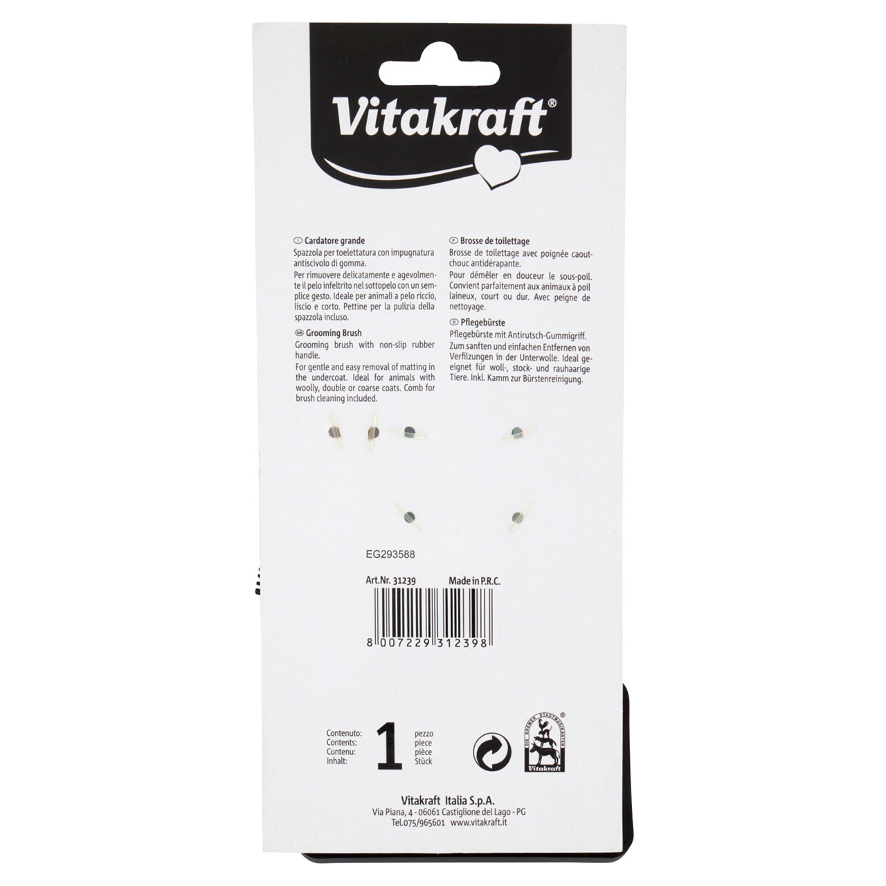 Vitakraft Care Cardatore grande 1 pz