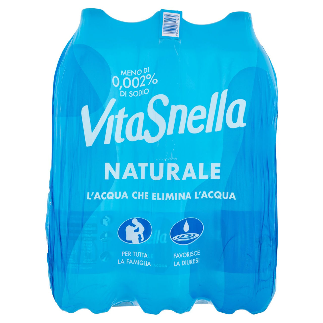 Vitasnella Naturale 6 x 1,5 L