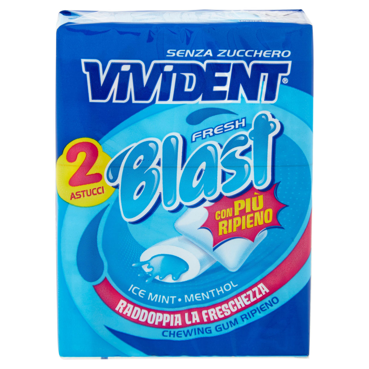 Vivident Fresh Blast Ice Mint Menthol 2 x 30 g