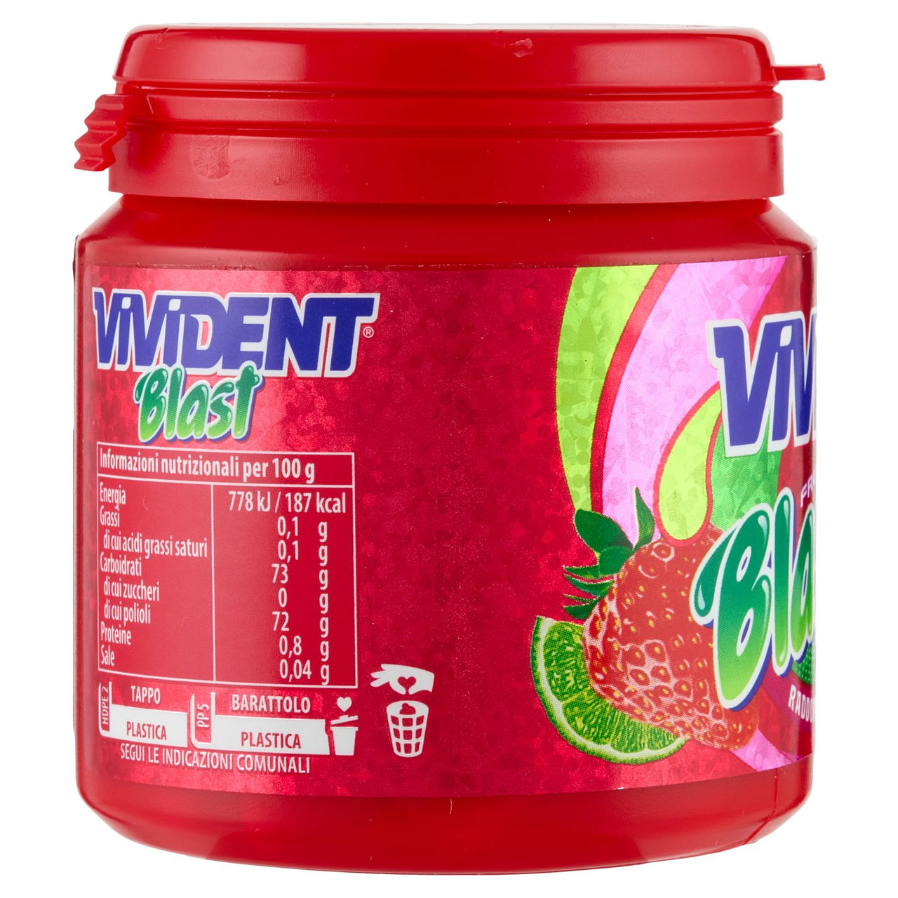 Vivident Fruit Blast Strawberry Lime 108 g