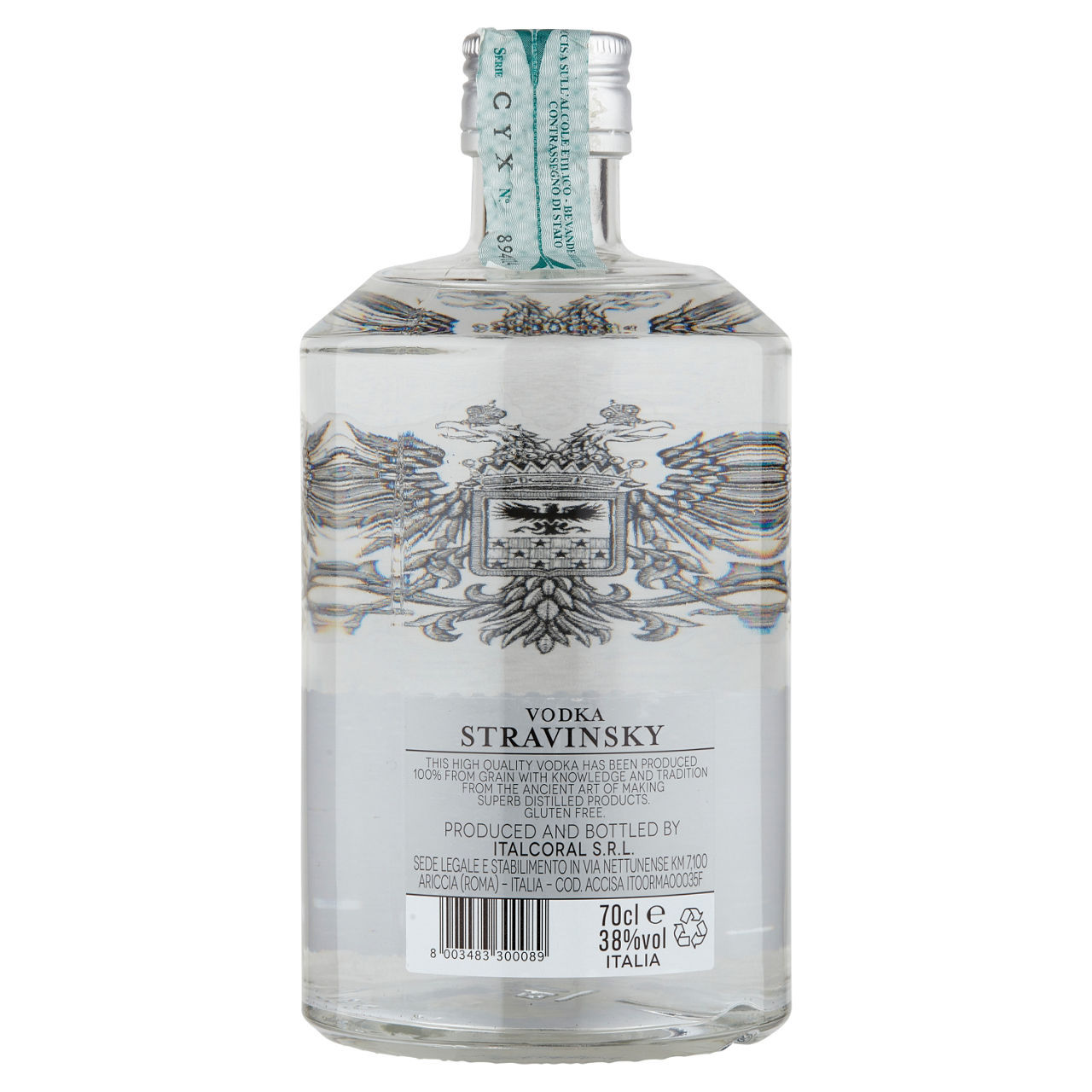 Vodka Stravinsky ItalCoral  700 ml