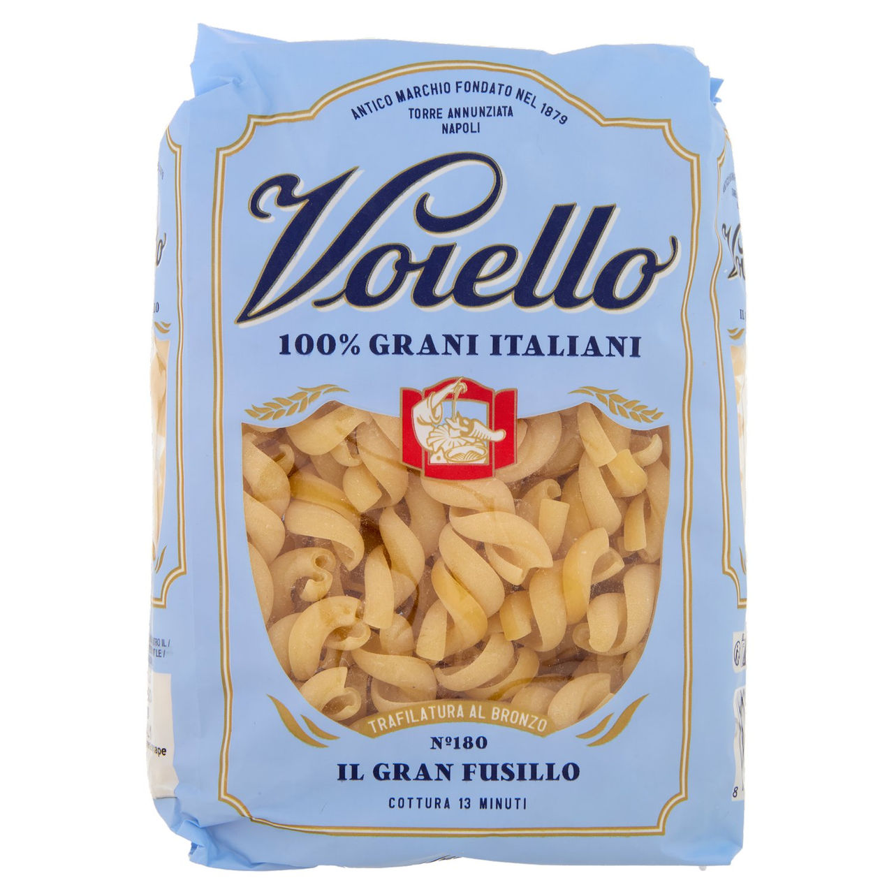 Voiello Pasta Il Granfusillo N°180 grani 100% italiani Trafilata bronzo 500g