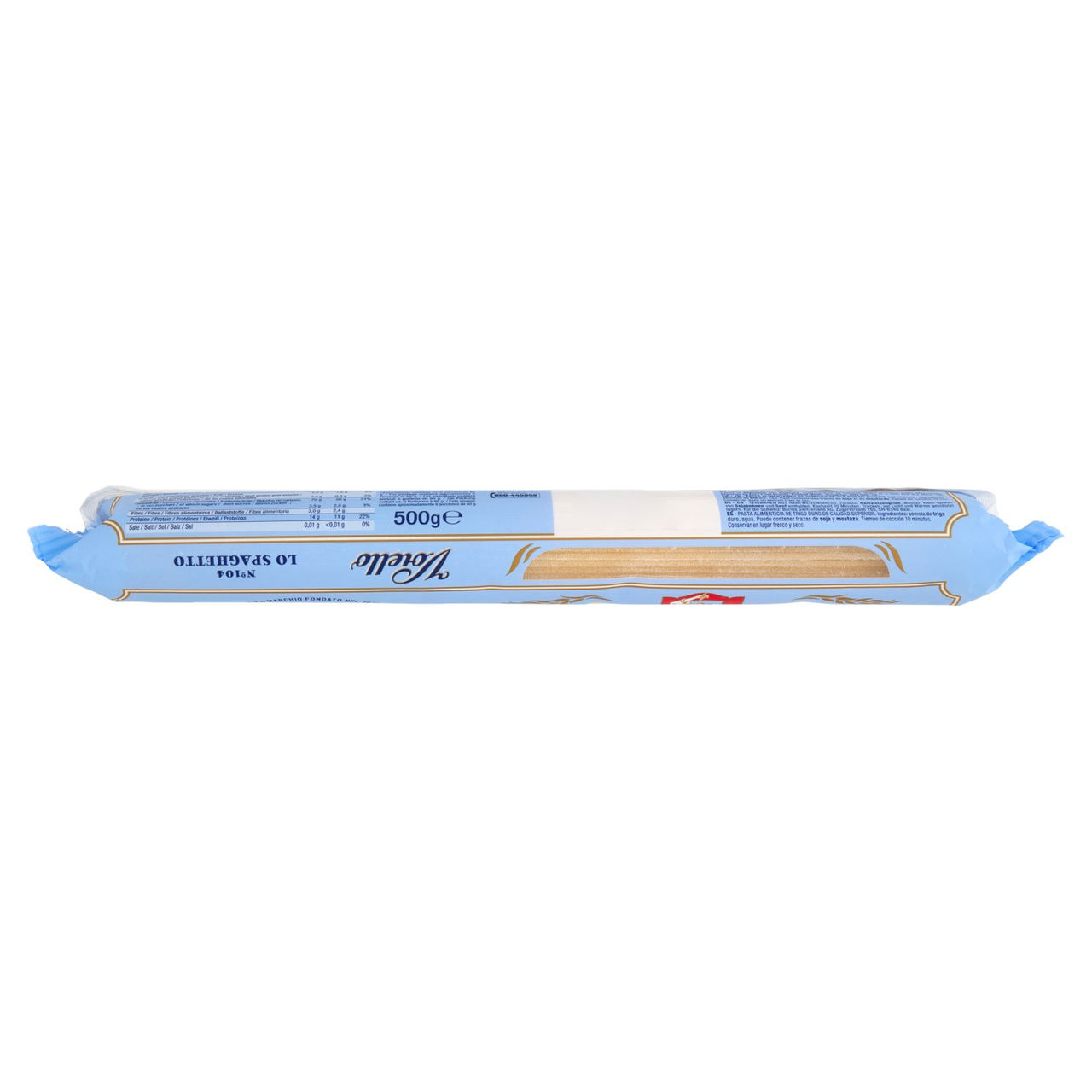 Voiello Pasta Lo Spaghetto N°104 grani 100% italiani Trafilata bronzo 500g