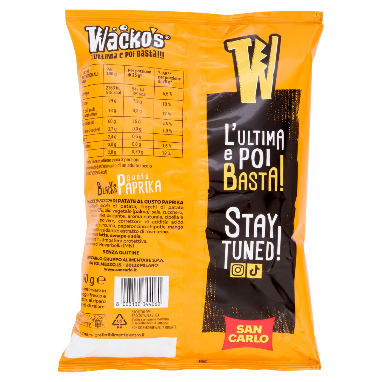 Wacko's Blacks gusto Paprika 90 g