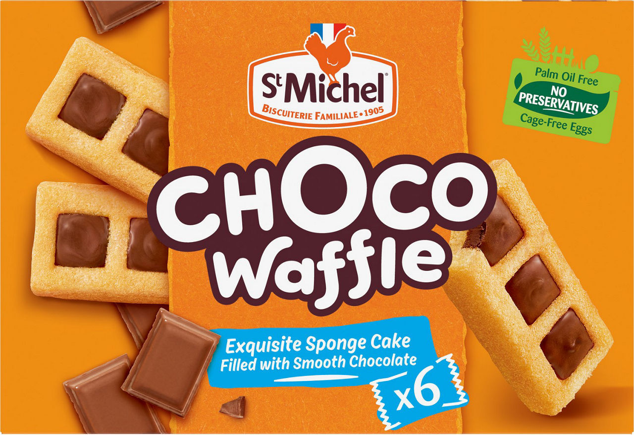 Waffle St Michel Choco 180 g conf. da 6 pezzi