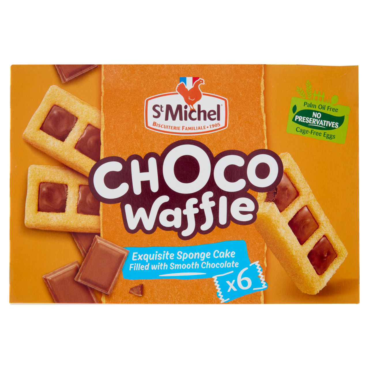 Waffle St Michel Choco 180 g conf. da 6 pezzi