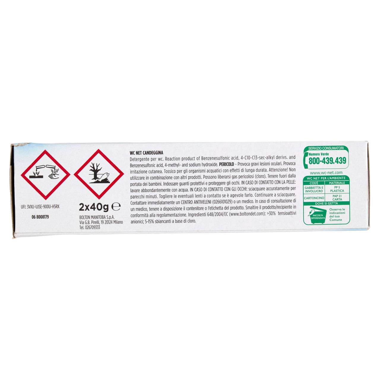 WC Net Candeggina 2 x 40 g