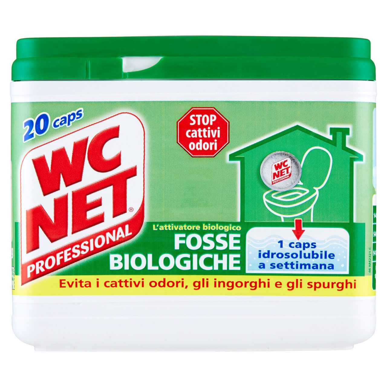 Wc Net Professional Fosse Biologiche 20 caps 360 g