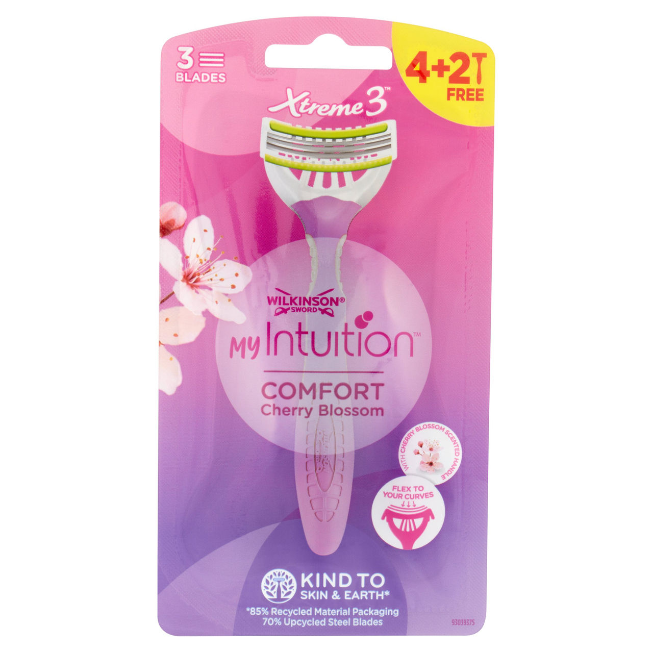 Wilkinson Sword Rasoio usa&getta My Intuition Xtreme3 Comfort Cherry Blossom 4 2