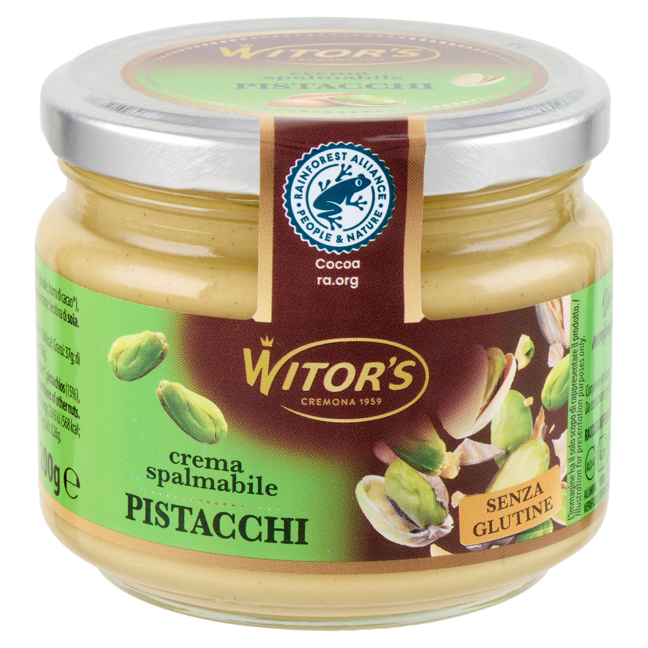 Witor's crema spalmabile Pistacchi 200 g