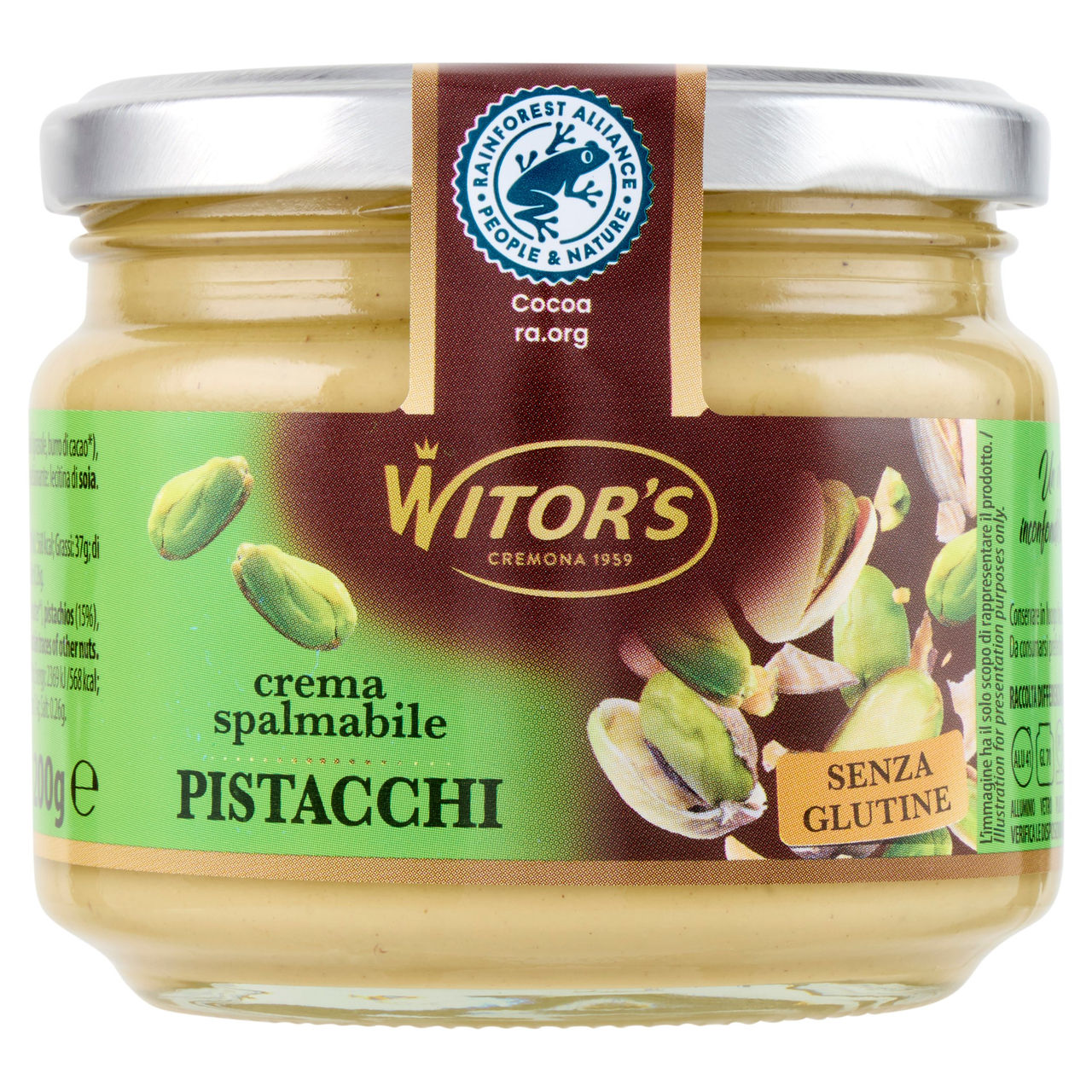 Witor's crema spalmabile Pistacchi 200 g
