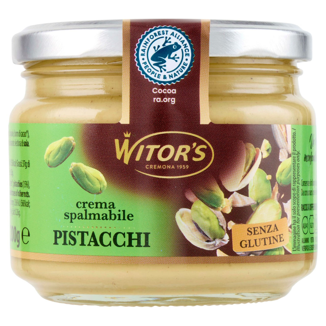 Witor's crema spalmabile Pistacchi 200 g