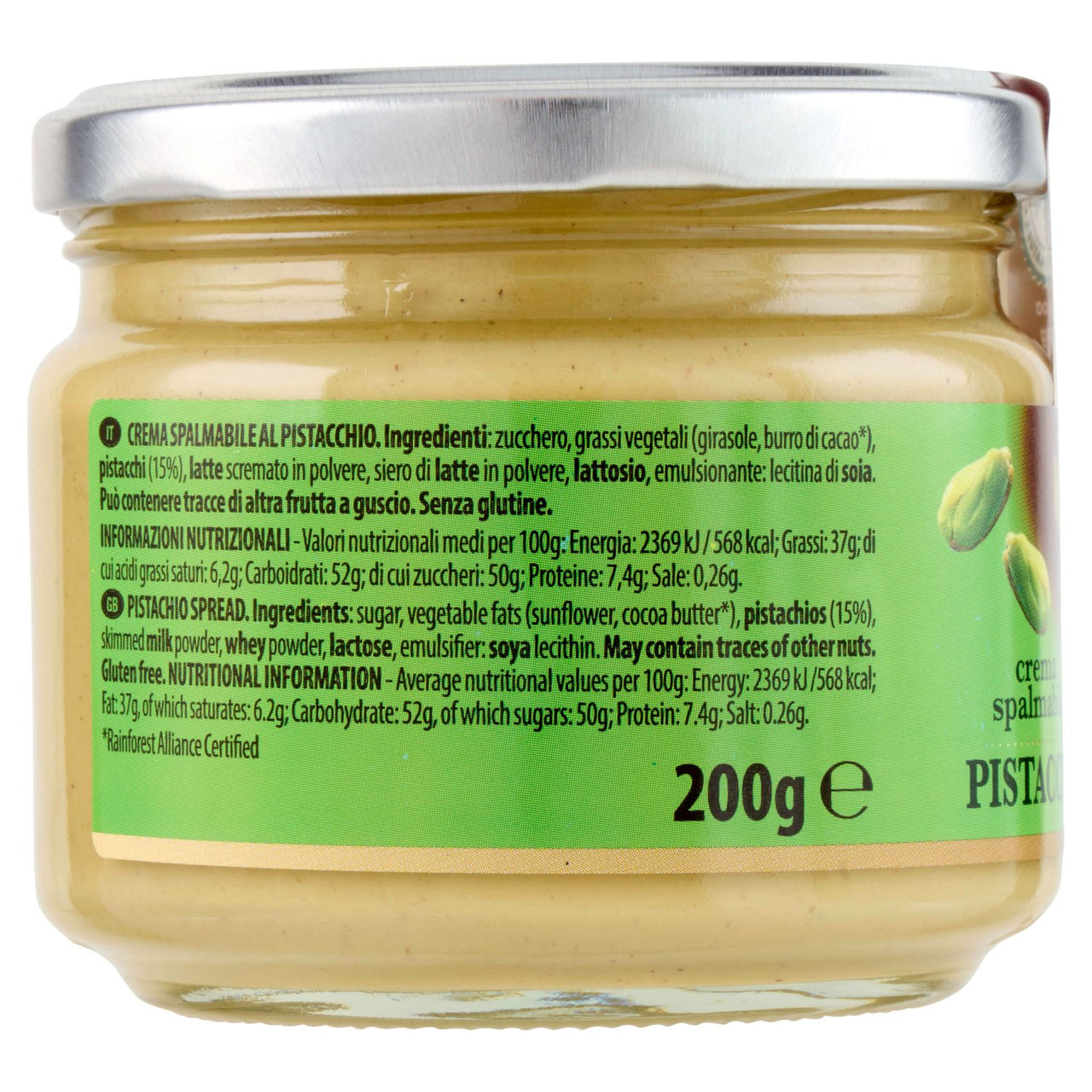 Witor's crema spalmabile Pistacchi 200 g