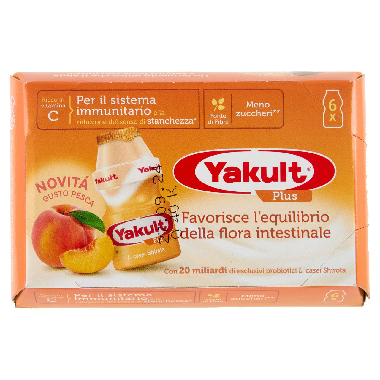 Yakult Plus Gusto Pesca 6 x 65 ml