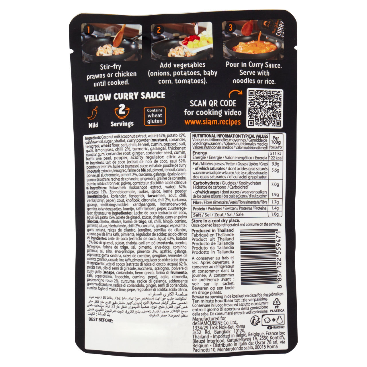 Yellow Curry Sauce Siam  200 g