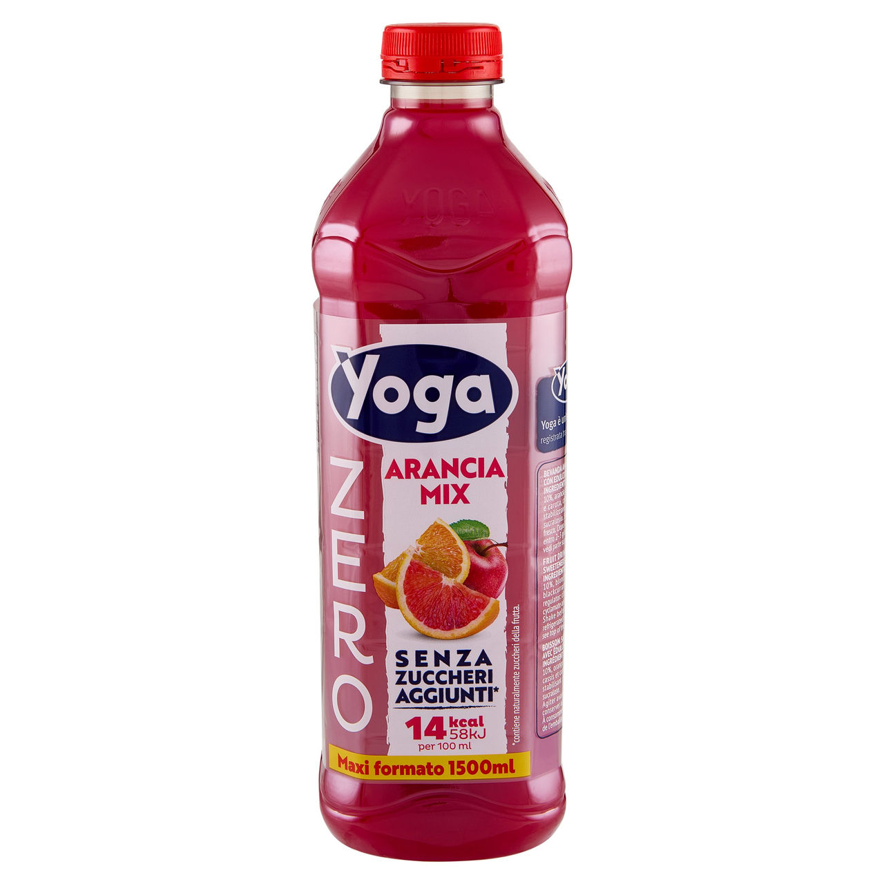 Yoga Zero Arancia Mix Senza Zuccheri Aggiunti* 1500 ml