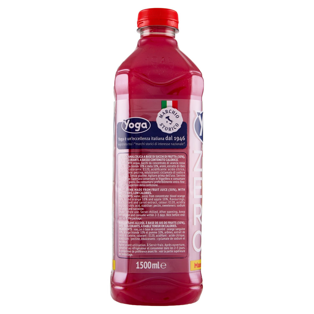 Yoga Zero Arancia Mix Senza Zuccheri Aggiunti* 1500 ml