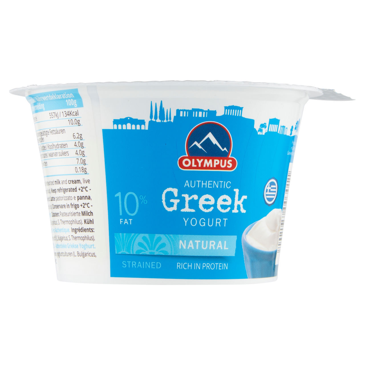 Yogurt Greco 10% Olympus bianco intero 150 g