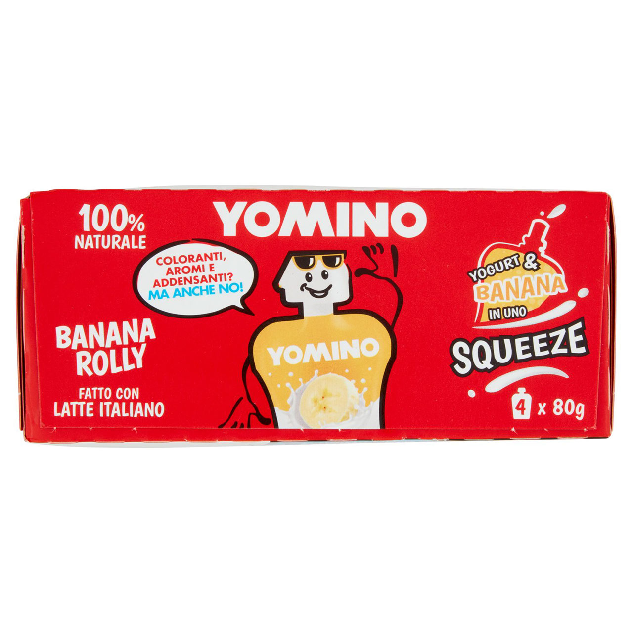 Yomino 100% Naturale Banana 4x80g