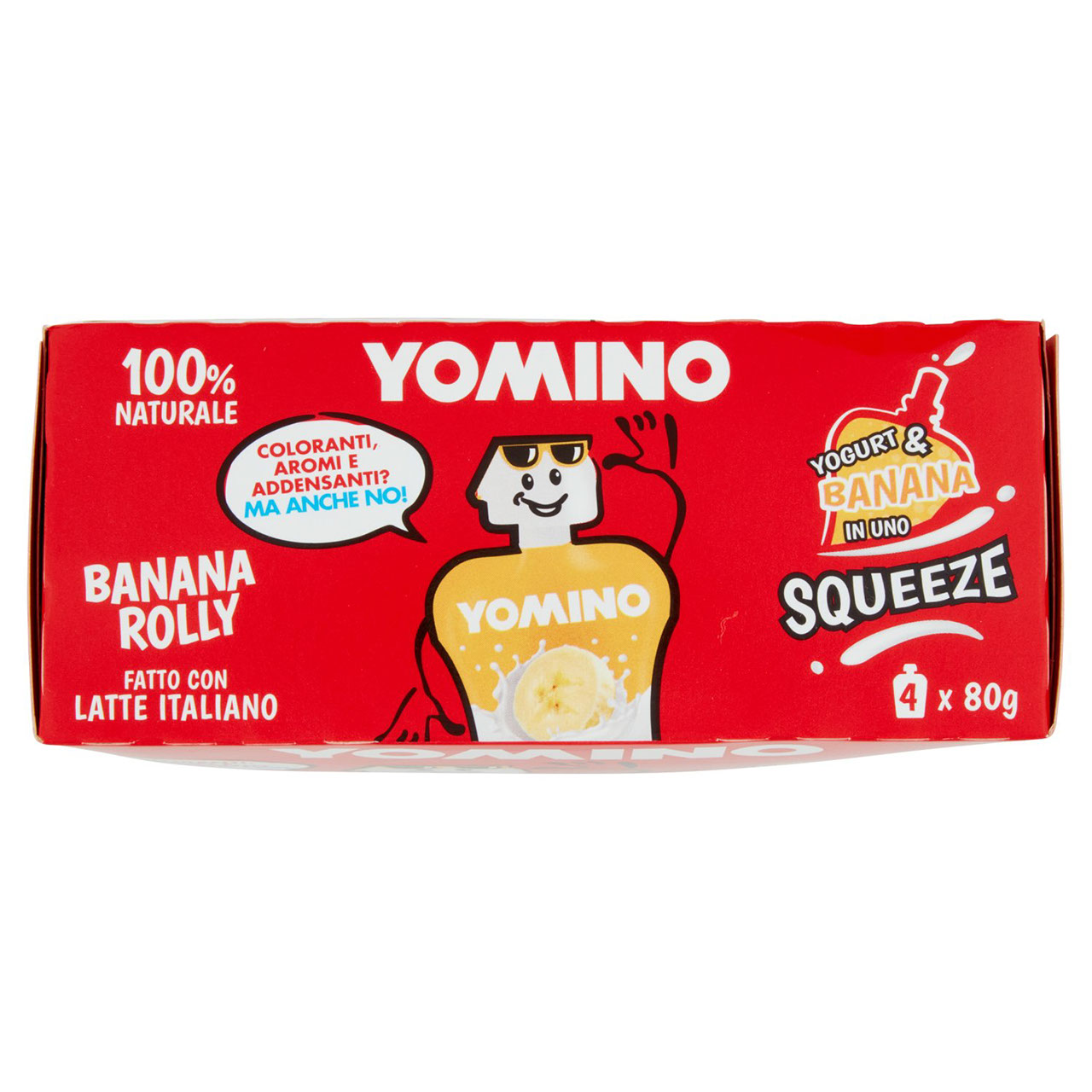Yomino 100% Naturale Banana 4x80g