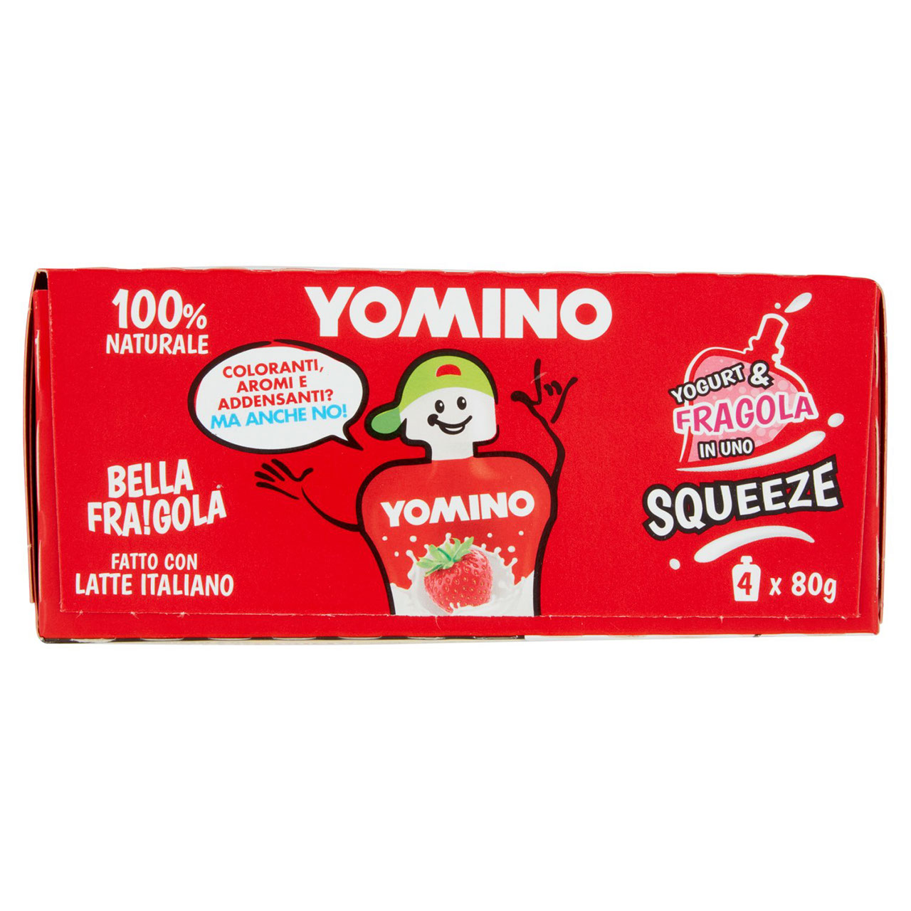 Yomino 100% Naturale Fragola 4 x 80 g