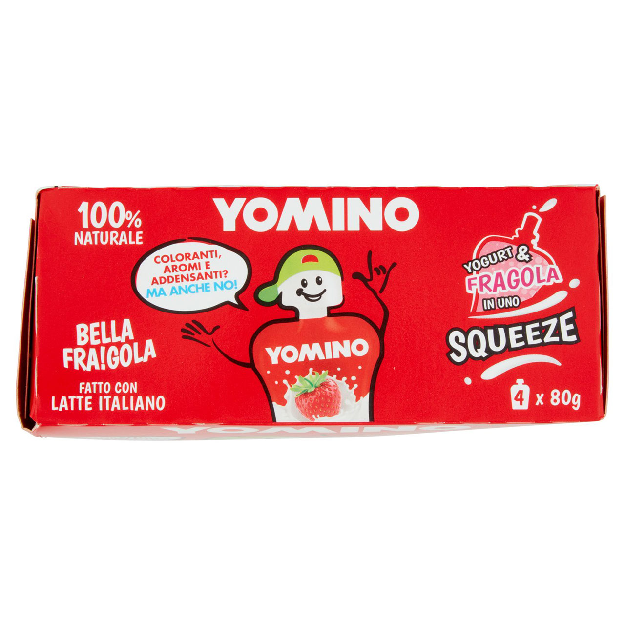 Yomino 100% Naturale Fragola 4 x 80 g
