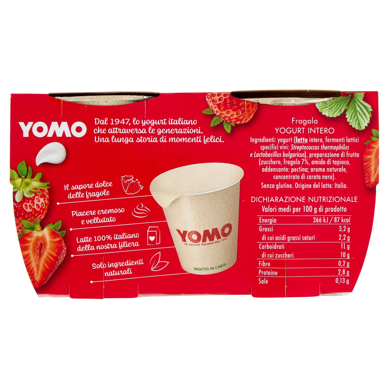 Yomo Intero Fragole 2 x 125 g