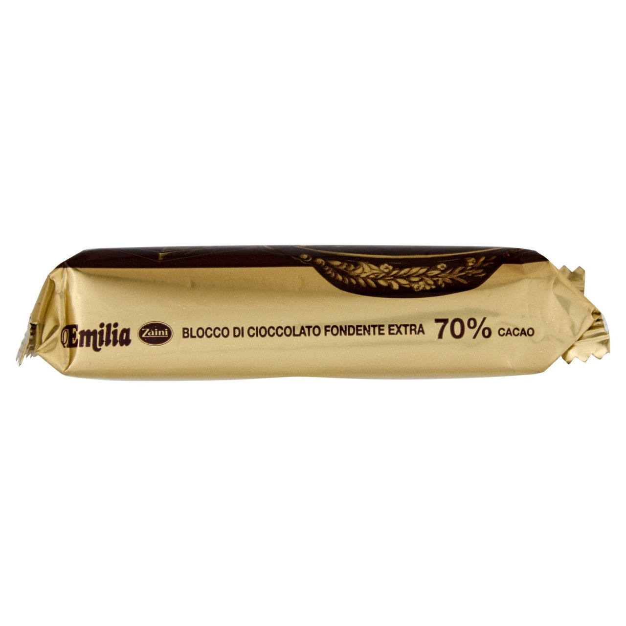 Zàini Emilia Blocco di Cioccolato Fondente Extra 70% Cacao 200 g