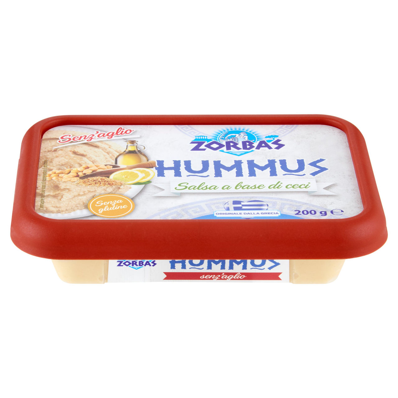 Zorbas Hummus Salsa a base di ceci Senz'aglio 200 g