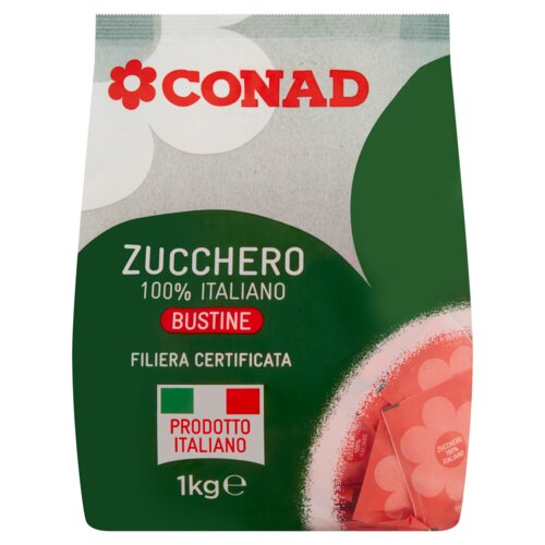 Zucchero Extrafine in Bustine Monodose 1kg Brigand